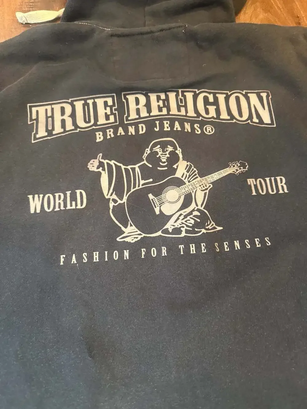Vintage True Religion World Tour Fashion for the Senses Full Zip Hoodie